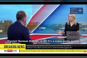 What is an interviewer supposed to do when a guest lies, she corrects the lie and the guest just doubles down on his lies? Guto Harri(former No.10 communication director) - "I can understand why Boris Johnson feels aggrieved... so a committee led by the former Labour leader(Harriet Harman) can actually hound Johnson out of office, when the police found him guilty of one minor misdemeanor" | Leeds for Europe