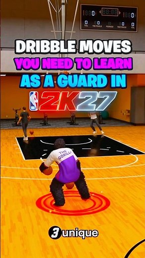 Dribble moves you need to learn as a guard in NBA 2K27‼️