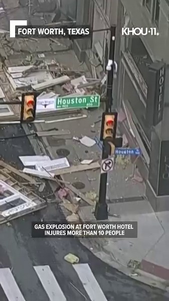 At least 21 people were injured in a hotel gas explosion in Fort Worth, Texas today. There are reports that the explosion happened in the restaurant of the hotel and that there was some construction being done at the restaurant. READ: https://www.khou.com/article/news/local/multiple-injuries-reported-gas-explosion-fort-worth-hotel/287-0b304ad5-cb0f-4c02-8deb-8c744eaa5f7d | KHOU 11 News