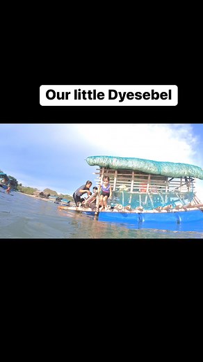 Had to re upload it. Maria is obsessed with the water and she learned how to swim in our swimming pool with our help. So proud of you nakko | Mariya Esther