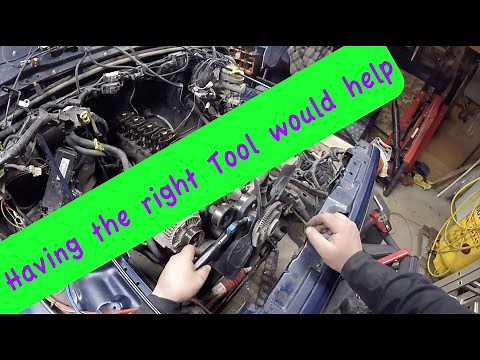 Jeep TJ 4.0 Clutch Fan Removal Easy Way