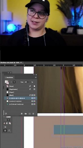 How to change text colors in InDesign.