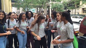 A #MondayMotivation jingle with our Microsoft Summer Immersion Program classroom! #GirlsWhoCode2016 | Girls Who Code