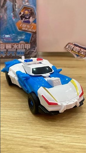 [ASMR] Unboxing & Review Satisfying Video: Robot Optimus Prime Transformers Police Car #shortvideo