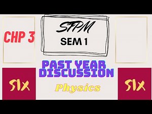 STPM Sem 1 Physics Past Year Chapter 3 Discussion