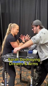 Sarah Backman is a BEAST! #armwrestling | Voice of Armwrestling