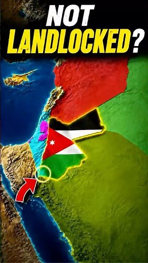 Where is Jordan actually located? 🇯🇴 #geography #maps #jordan