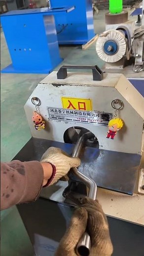 Elbow grinding machine, automatic pipe bending, polishing and rust removal