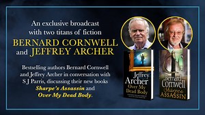 Watch our exclusive broadcast with two titans of fiction, Bernard Cornwell and Jeffrey Archer! The best-selling authors are joined in a conversation with S J Parris, discussing their new books Sharpe's Assassin and Over My Dead Body. | Paper Plus | Facebook