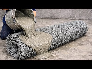 Amazing Creations from Cement and Iron net, DIY Garden Decorations from Recycled