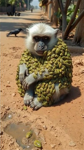 Monkey covered in frogs all over its body | Emotional Rescue