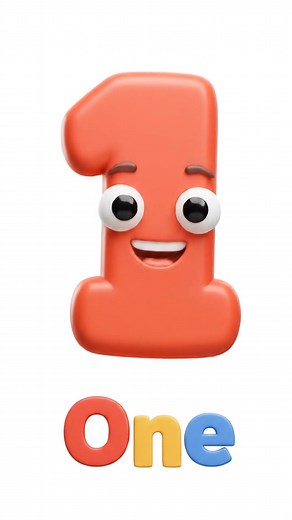 Engaging 3D Number Animation for Kids Learning