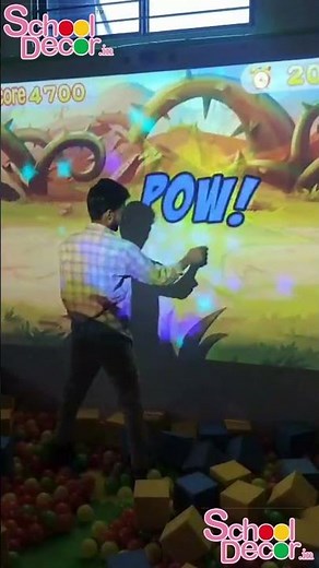 "Kids Love This Sensory Projection Wall Game | Indoor Play Area Fun 🏀" #schooldecor #softplayzone