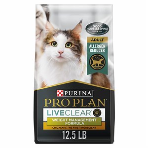 Purina Pro Plan Liveclear Weight Management Formula Chicken Dry Cat Food, 12.5 lb Bag