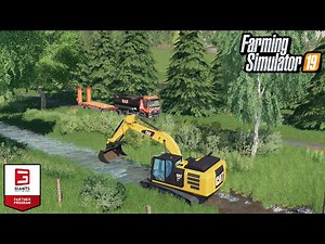 FS19 WORK WITH NEW CAT 329E LN WALCHEN TP MAP FARMING SIMULATOR 19 PUBLIC WORKS