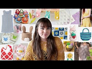 50 easy SPRING crochet ideas with FREE patterns (beginner friendly)