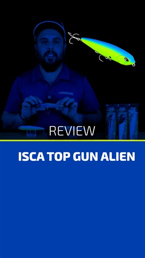 Isca Marine Top Gun Alien A Isca Marine Top Gun Alien foi desenvolvida para pescadores que exigem ação versátil, resistência extrema e alta performance na pesca de superfície. Flutuante e altamente responsiva, entrega trabalhos eficientes em Zara e Stick, combinando movimentos naturais com sonoridade agressiva para estimular ataques explosivos de grandes predadores. Seu conjunto construtivo une corpo robusto, equilíbrio preciso e sistema sonoro potente, garantindo eficiência mesmo em condições a