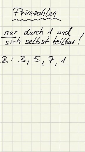 PRIMZAHLEN leicht erklärt #maths #mathe #lernen #mathematics #school #schule #zahlen #nachhilfe