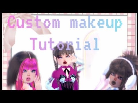 Cute custom makeup tutorial ♡ Try this look in DTI and slay the runway ✨#dti