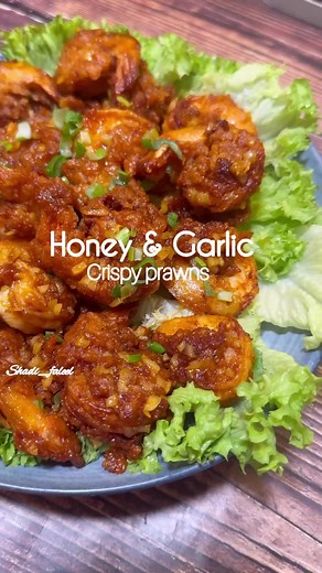Crispy Honey Garlic Prawns Recipe