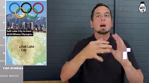 The International Olympic Committee announced today that Salt Lake City, Utah will host the 2034 Winter Games. The U.S. is hosting the 2028 Summer Games in Los Angeles so there'll be two Olympics on American soil within a decade. Story in ASL based this source: https://www.axios.com/local/salt-lake-city/2024/07/24/salt-lake-city-2034-winter-olympics-host-utah Image by Invictus323: https://commons.wikimedia.org/wiki/File:SLC_Skyline_2024.jpg Transcript: https://www.dailymoth.com/blog/wednesday-ju