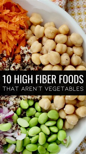 Here are 10 high-fiber foods (more than 5g fiber per serving) that aren’t vegetables, with realistic serving sizes and why they’re helpful for blood sugar support: 1. Chia Seeds – ~10g fiber per 2 Tbsp Great for slowing digestion and supporting stable blood sugar; easy to add to yogurt, oatmeal, or smoothies. 2. Ground Flaxseed – ~6–8g fiber per 2 Tbsp Provides soluble fiber and healthy fats that help reduce potential blood sugar spikes. 3. Raspberries – ~8g fiber per 1 cup One of the highest-fi