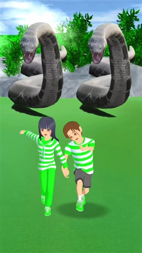 Papa save yuta MiO from the snakes 😭#sakuraschoolsimulator #animation #sakura #shortsviral