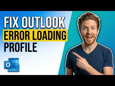 How To Fix Outlook Error Loading Profile (Easy Guide)