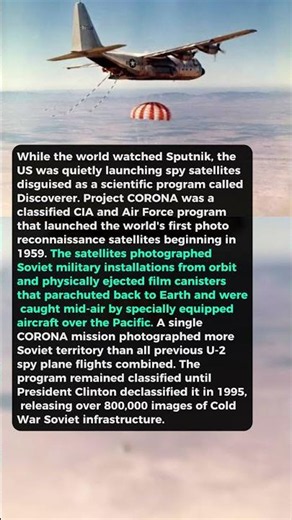 The US Launched Secret Spy Satellites in 1959 and Hid Them as a Science Program #shorts