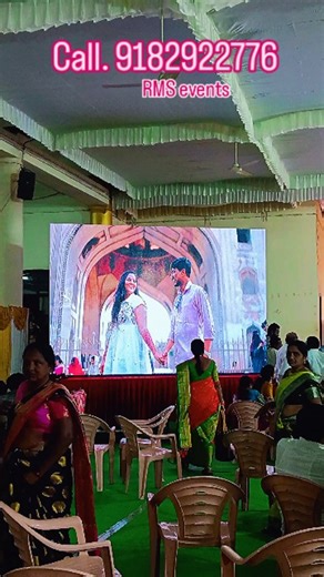 Sangeetha chinnu on Instagram: "RMS events🥰#events #screen #marriage #function #lights"