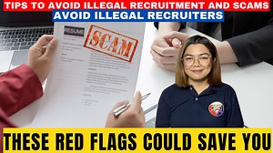TIPS TO AVOID ILLEGAL RECRUITMENT AND SCAMS | JOB SCAM WARNING #JobScamAlert #IllegalRecruitment #stophumantrafficking #ScamAwareness #ProtectWorkers #OFWAwareness #OverseasJobTips #OFWSafety #PinoyAbroad #KabayanTips #mustwatch #beinformed #jobhuntingtips #scampreventiontips #publicservice | RicRod-PH