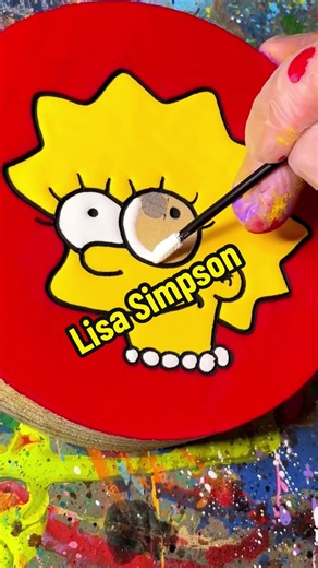 Lisa Simpson Art - Satisfying ASMR with Woodworking | Simpsons