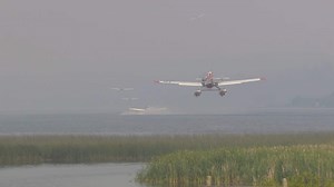 Water bombers on Horse Lake