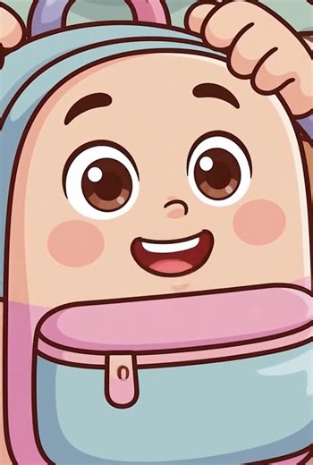 Talking Backpack 🎒✨ | Magical 10 Sec Cartoon Story for Kids