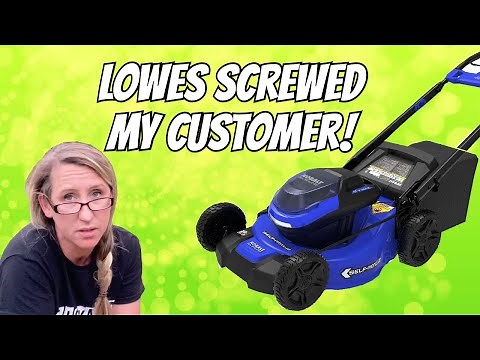 Lowes Leaves Customers Hanging! They Won't Sell You the Replacement Parts Your Mower Needs! Kobalt