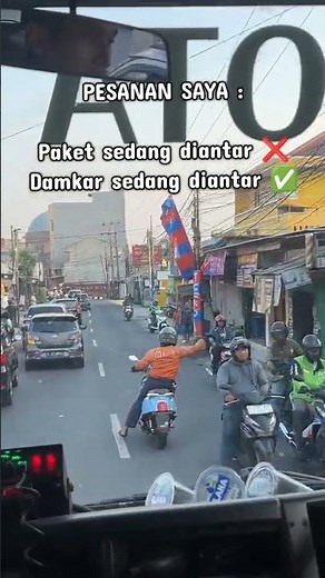 ABANG SHOPEE BAWA PAKET MOBIL DAMKAR BESERTA AIR 5000 LITER! #damkar #mobildamkar