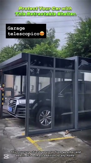 Protect Your Car with This Retractable Shelter