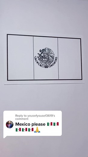 Colorful Mexican Flag Emoji Coloring | Satisfying Video