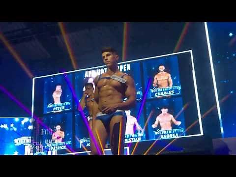 Circuit festival 19 August 2017 Main party Barcelona Gogo dancers boys