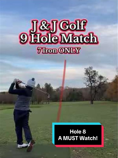 This Hole is a MUST WATCH! The ultimate display of shot making and skill! As we enter the final stretch of the 9 hole match can JC close the door shut?… but with this format is it ever over? Thank you to our channel Partners @srixoneurope @TaylorMade Golf @J & J Golf @Under Armour #golf #tiktokgolf #fyp #jjgolfpros #TikTokSports
