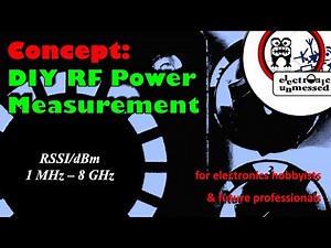 CONCEPT: DIY RF Power Measurement based on Arduino Nano, AD8318 Sensor and WS2812 LED (EP19)
