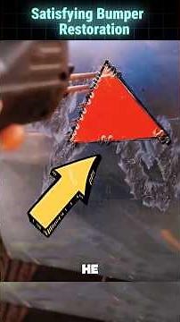 Plastic Welding Bumper Restoration Magic! ✨🚗