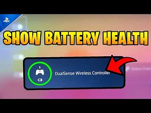 How To Show PS5 Controller Battery Level/Health