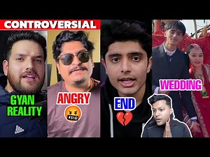 Gyan Gaming Vs Binzaid Gaming CONTROVERSIAL🤬 | Zerox Got Married💖 | Total Gaming - Free Fire End💔