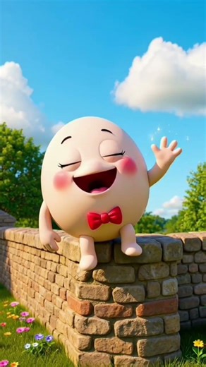 humpty Dumpty enjoy weather and say hey to you #nurseryrythme #humptydumpty