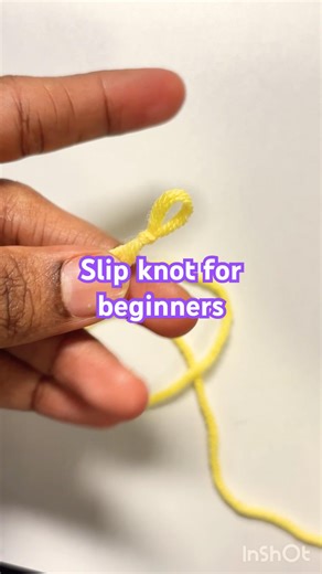 2 Ways to Make Slip Knot 🧶✨ (Beginner Friendly)