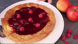 Un Gâteau 15 trous aux pommes et aux fruits rouges | Cuisine AZ