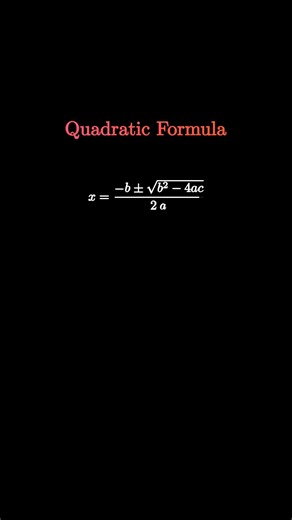 Where the Quadratic Formula actually comes from 🧠 #shorts #maths