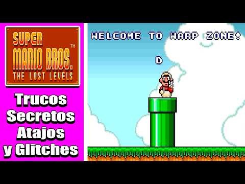 #4 Super Mario Bros 2 The Lost Levels SNES Secret Tricks #4 All Shortcuts and Glitches