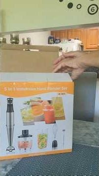 Unboxing Immersion hand blender 5 in 1. #shopping #blender